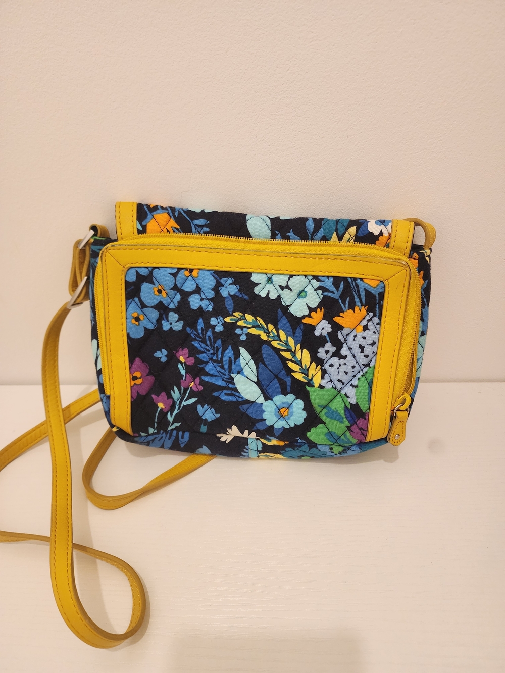 Vera Bradley Midnight Blues Bag Wallet Organizer Quilted Purse - Picture 3 of 5